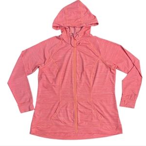 Torrid 2016 Pink Space Dye Active Full Zip Hoodie Jacket 3X 22 24